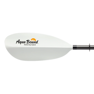 AquaBound MantaRay Hybrid White FG Blade/Posi-Lok Carbon Shaft 2pc