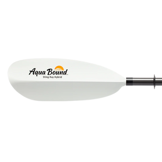 Aquabound StingRay Hybrid White FG Blade/Posi-Lok Carbon Shaft 2pc